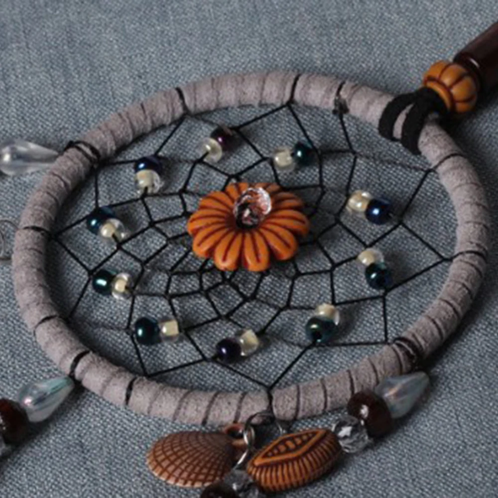 Ручная работа маленький Ловец снов колокольчики автомобильный подвесной