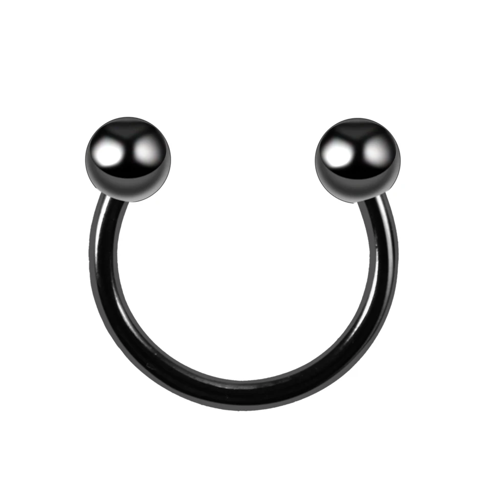 Кольцо Для Пирсинга Ушей G23 титановая подкова 10 шт./20 шт./50 шт. спиральный пирсинг