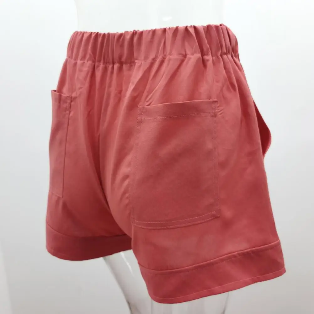 

2021 Women Shorts Womens Comfy Drawstring Splice Women's Sports Shorts Pockets Summer Loose Elastic Waist Shorts for Beach