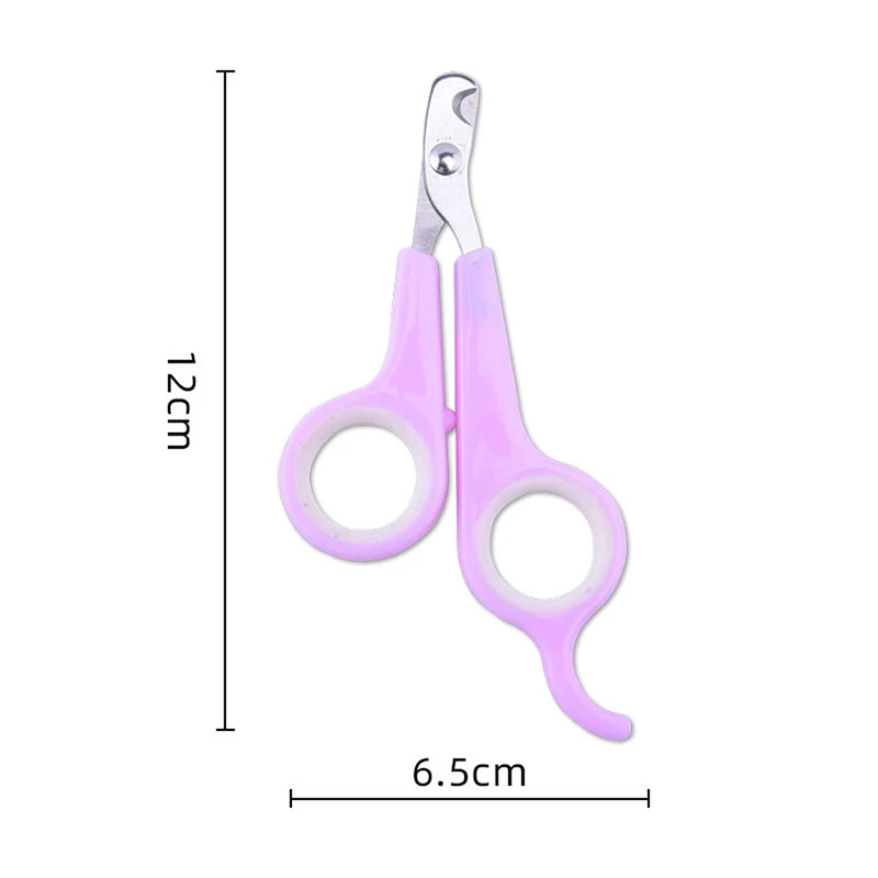 

1PC Pet Nail Clippers Cat Stainless Steel Nail Clippers Pet Cleaning Supplies Blue/Pink