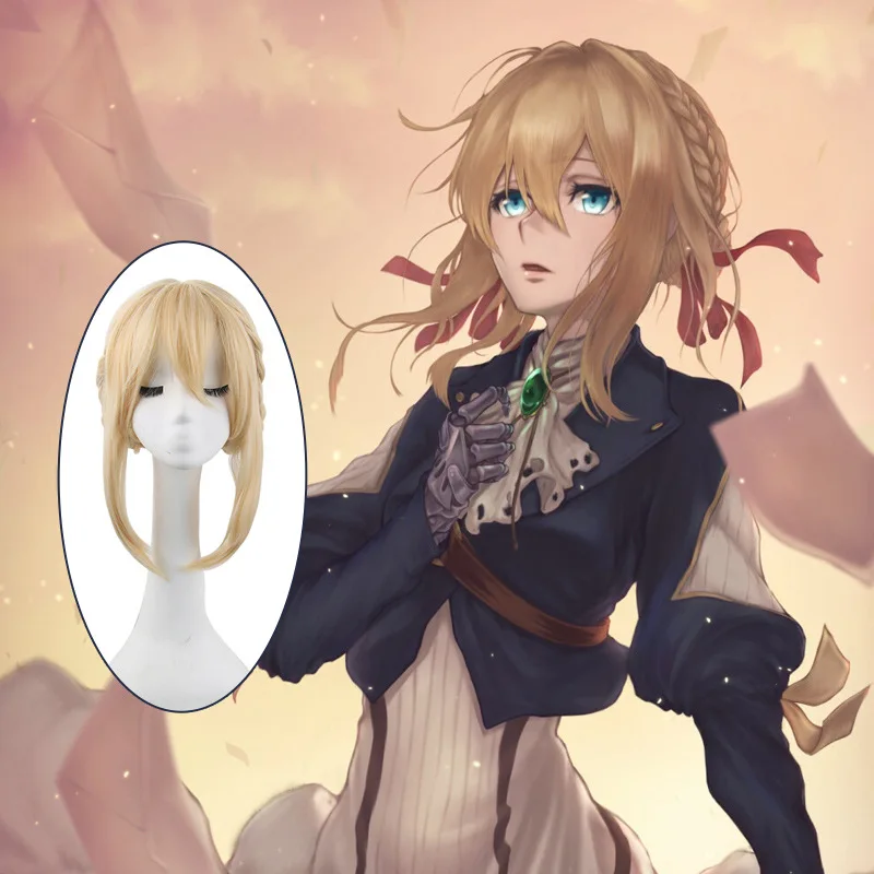 

Фиолетовый парик Evergarden фиолетовый реквизит для вечеринки Ivor Gordon длинный парик для ролевых игр подарки для косплея