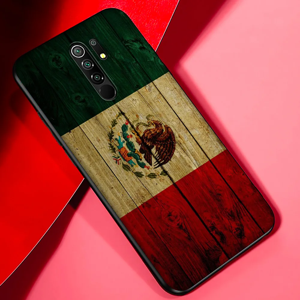 LS128 флаг Мексики черный мягкий чехол для Motorola G 5G Plus G9 Play Power G30 G40 G50 G60S G100 E7 E7i Edge 20 S Pro