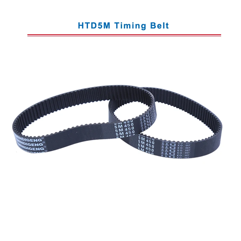 

timing belt HTD5M 425/430/435/440/445/450/460/465/470 circle-arc teeth belt width 15/20/25/30 mm teeth pitch 5mm
