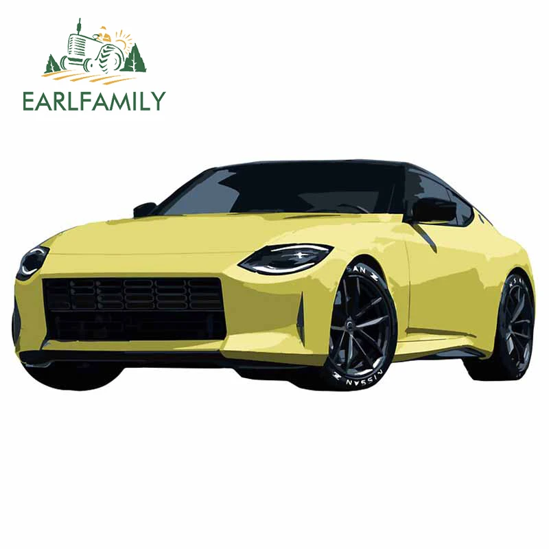 EARLFAMILY 13 см x 6 для желтого автомобиля аниме автомобильные наклейки холодильник