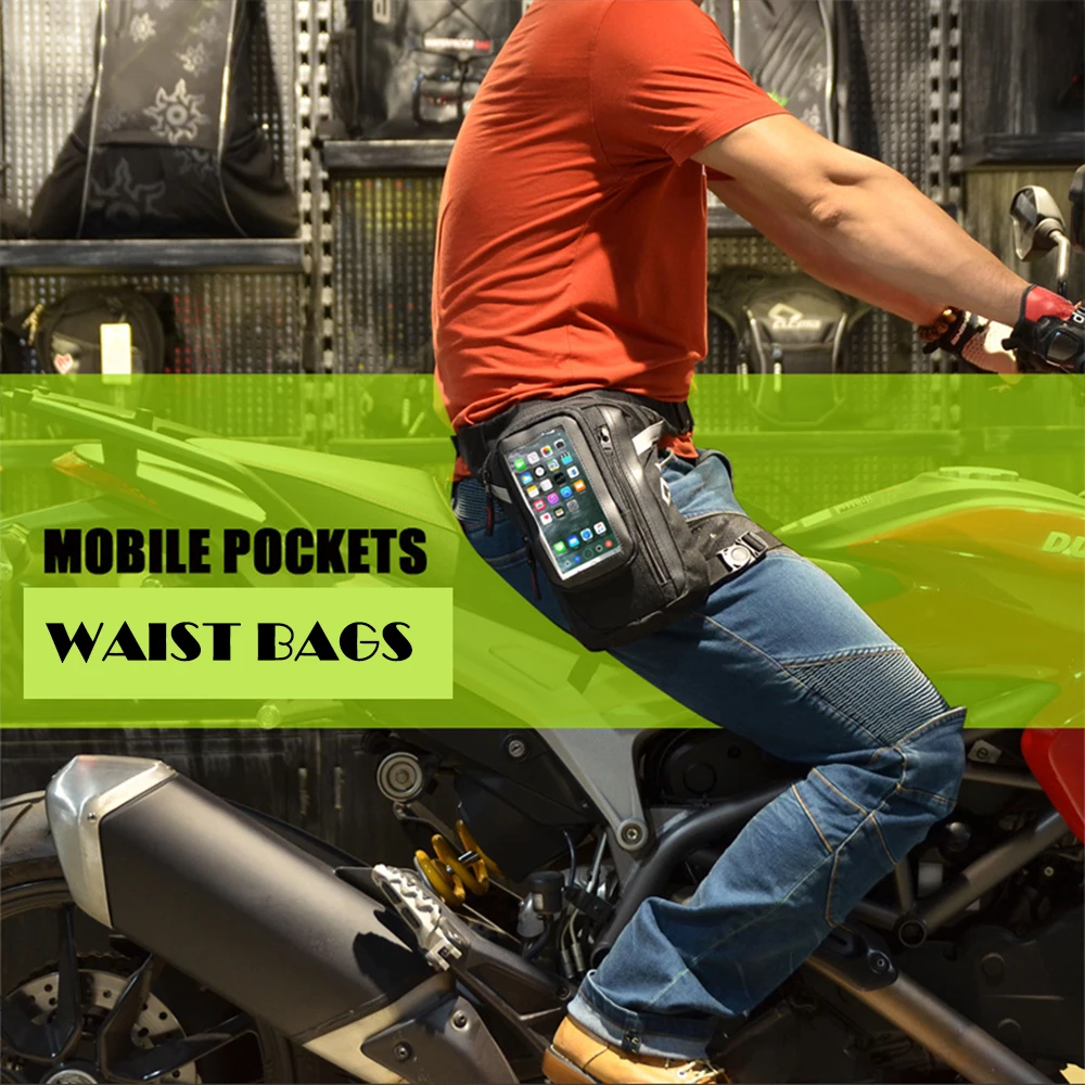 Поясные Сумки для мотоцикла рюкзак на заднее сиденье водонепроницаемый багаж