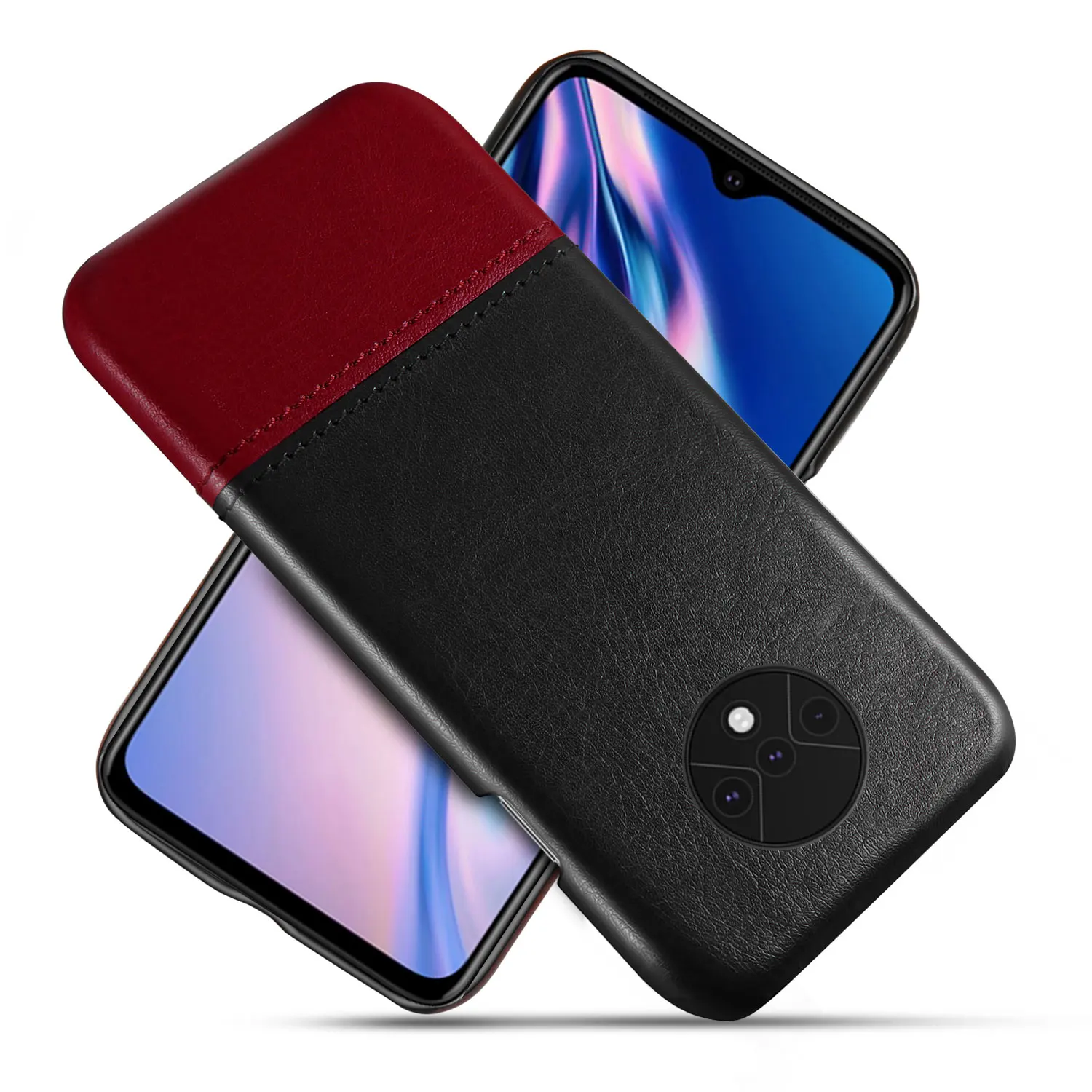 

for Oneplus 7 7T pro mobile phone leather case back shell leather phone case