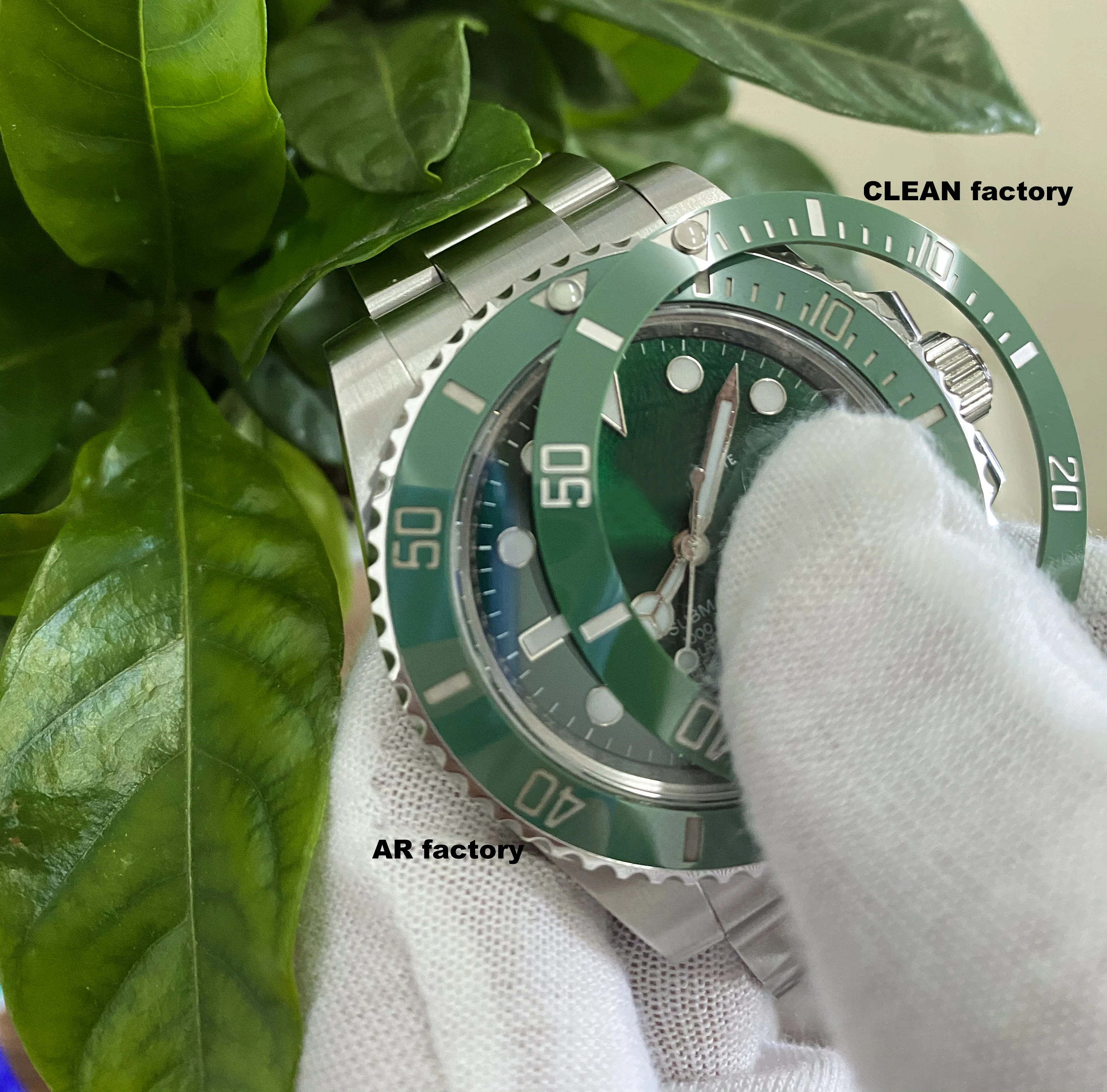 38 мм качественные детали для часов очищенная фабричная Керамическая рамка 40