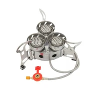 mountaineering team camping stove ultralight portable outdoor hiking camp supplies windproof gas burner cylinder propane grill
