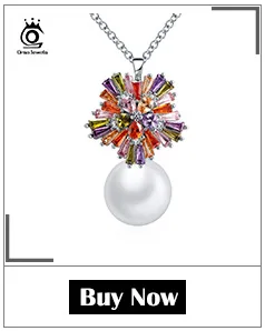 ORSA JEWELS 925 пробы серебряные женские ожерелья и подвески из пресноводного жемчуга уникальный кулон Русалочка Модные женские ювелирные изделия PSN48
