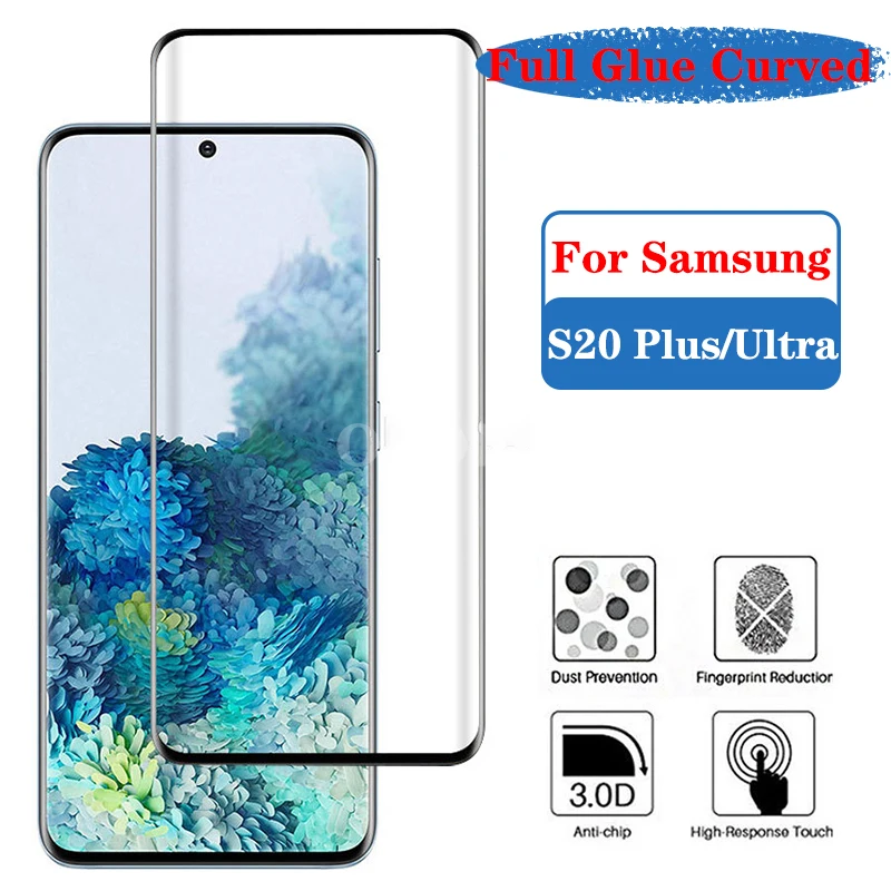 

Закаленное защитное стекло для samsung galaxy s20, s20plus, s20ultra, изогнутое Защитное стекло для экрана gelaksi s20 + plus, пленка