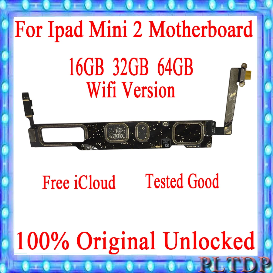100% протестированная материнская плата для iPad mini2 WIFI / Wifi + версия 3G