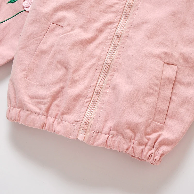 IENENS Girls Hooded Jackets Coats Kids Baby Girl Solid Color Outerwear Tops Clothes Clothing Children Girl's Trench Coat Jacket | Детская