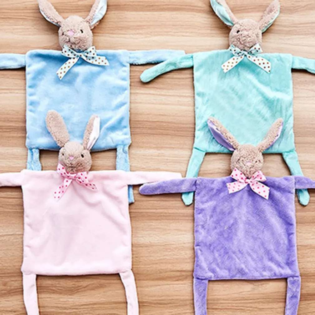 

1pcs Cartoon Baby Soothing Towel Newborn Infant Security Blanket Cute Animals Soft Cotton Hand Towel for Baby Cares