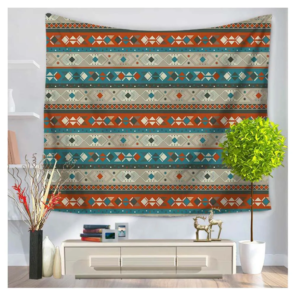 

Lychee настенный гобелен с принтом в полоску, полиэстеровое одеяло, художественный Настенный Ковер, домашний декоративный гобелен