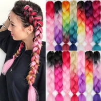 beyond 105 color 100g 24inch ombre hair jumbo braid hair expression for crochet box braids synthetic hair kanekalon wholesale