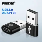 Адаптер USB Type C OTG для Macbook iphone 8 11 12 USB 3,0 папа-мама