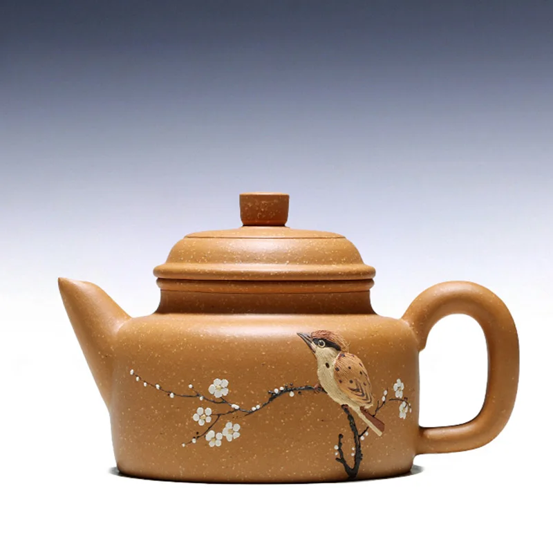 

Not as well joy pot 】 yixing recommended rong-hua wu pure manual teapot period of mud flow sword bell mouth, 200 cc