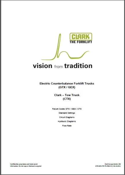 Кларк вилочный погрузчик PDF 2020 руководство по обслуживанию техническое