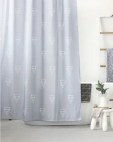 not in modern 3d dgital printing shower curtain level 5 waterproof geometric thickening curtain bathroom partition accessories