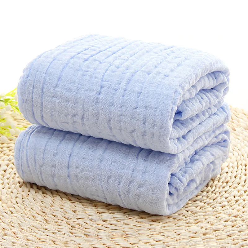 Baby Bath Towel for Newborn Infant Toddler Bedding Crib Swaddle Wrap Absorbent Hypoallergenic Boys Cotton Muslin Blankets