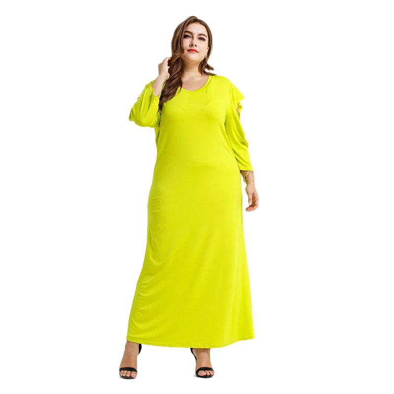 WHZHM осенние пикантные размера плюс 3XL вечерние платье женская обувь желтого цвета