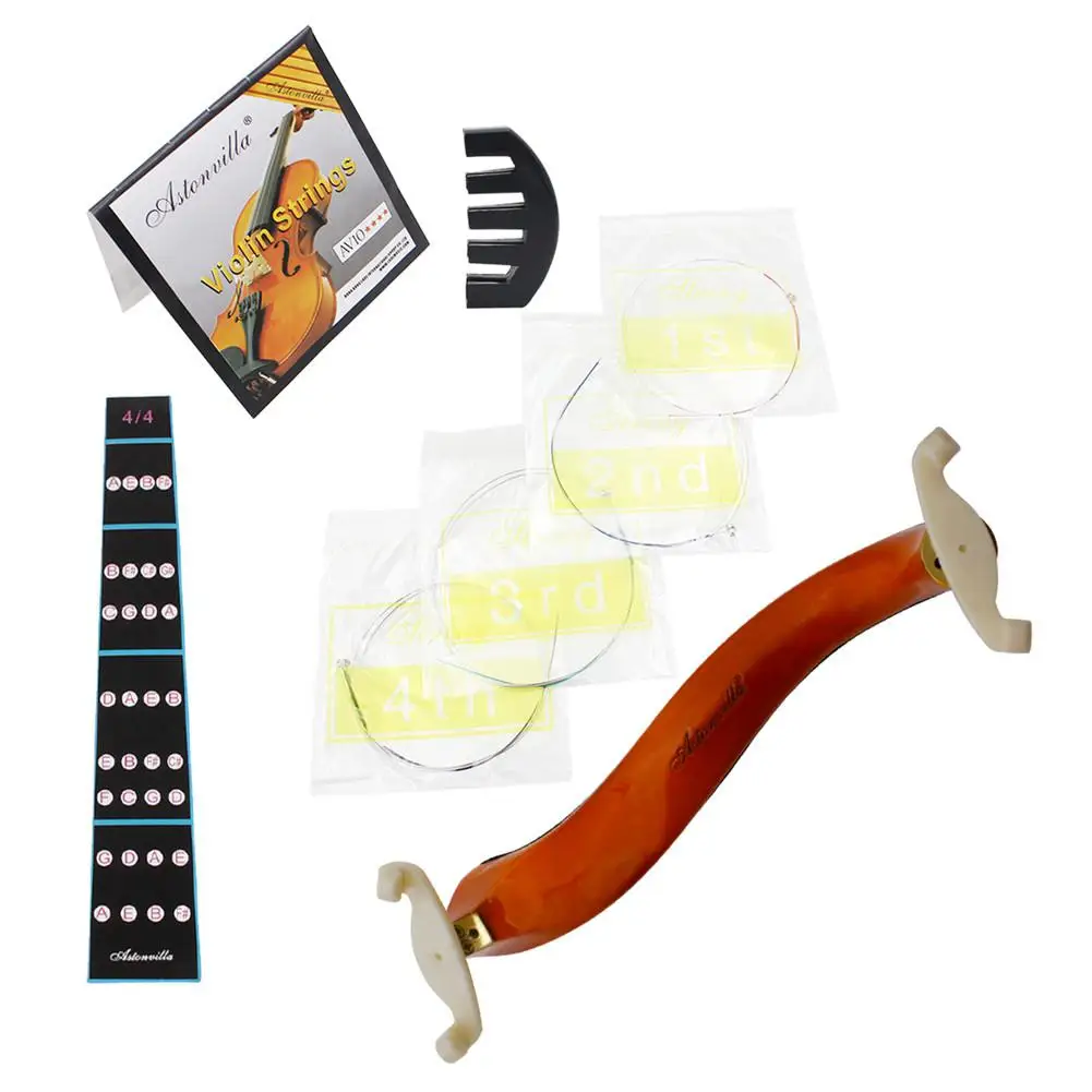 Скрипичный набор скрипичный 4 шт. глушитель с пятью когтями + веревка AV10 наклейка