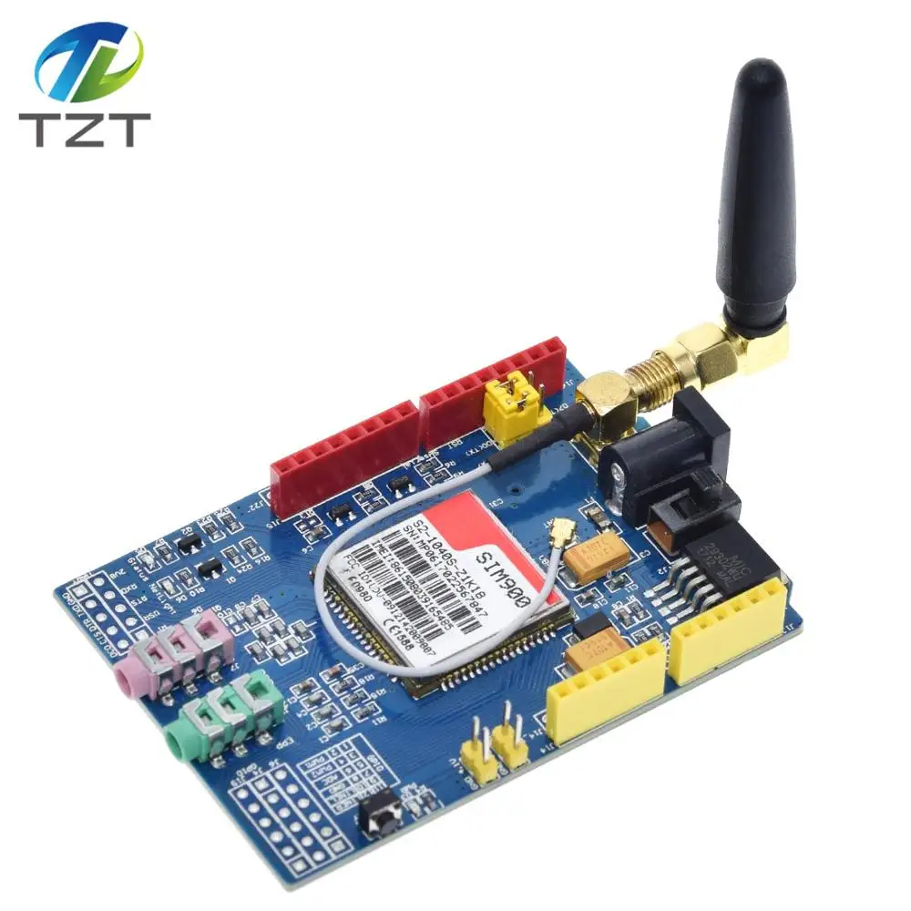 Макетная плата SIM900 850/900/1800/1900 МГц GPRS/GSM комплект модуля для Arduino|Интегральные