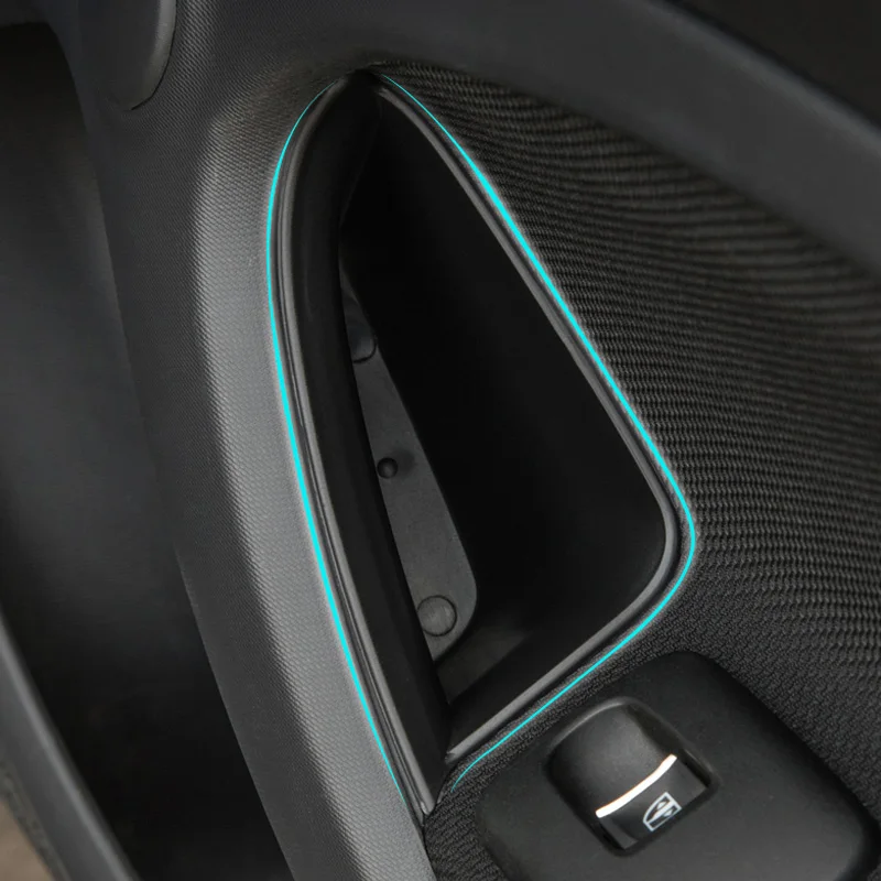 

Ящик для хранения на дверную ручку автомобиля, ящик для отделки интерьера, аксессуары для тюнинга салона для Mercedes Smart 453 Fortwo Forfour