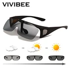 Солнцезащитные очки VIVIBEE поляризационные для мужчин и женщин, флип-ап, фотохромные линзы, для вождения, рыбалки, UV400