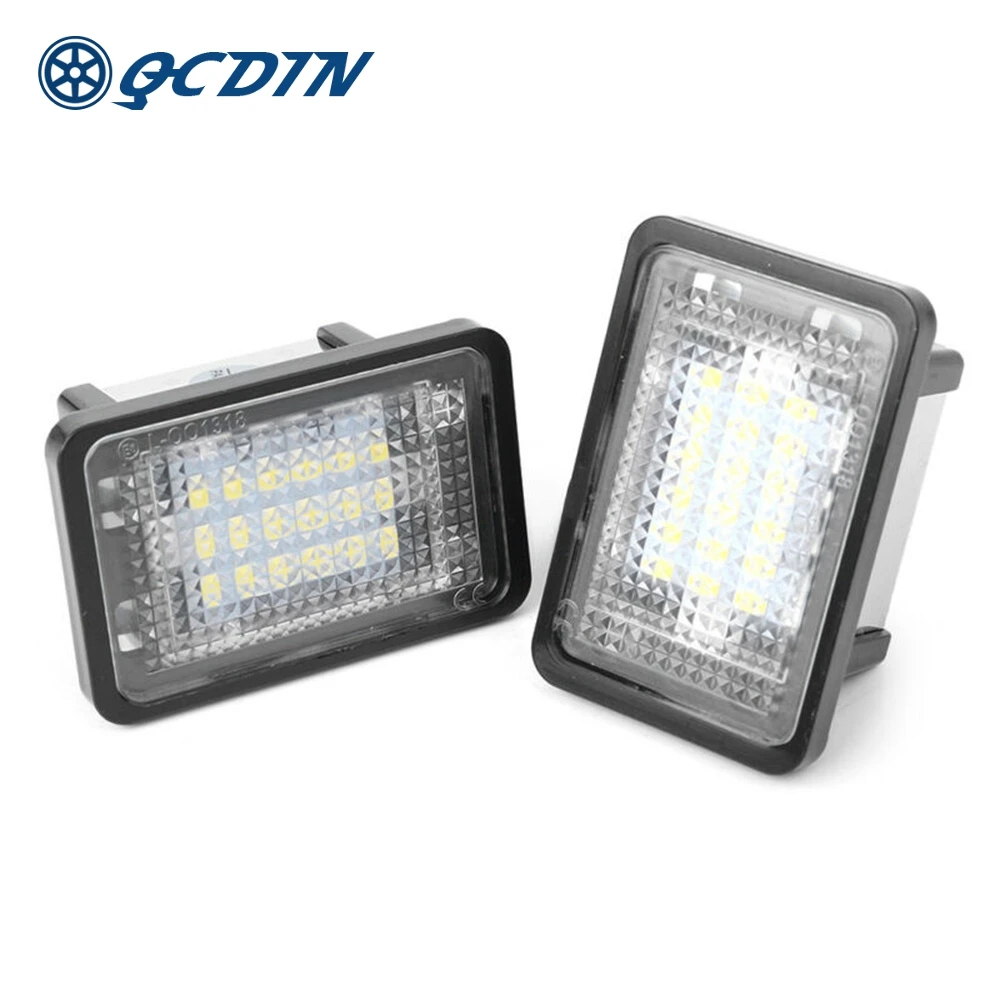 

License Plate Light for Mercedes Benz GLK X204 LED License Lamp License Lamp Led Auto Tail Light White LED Bulbs Car Accessories