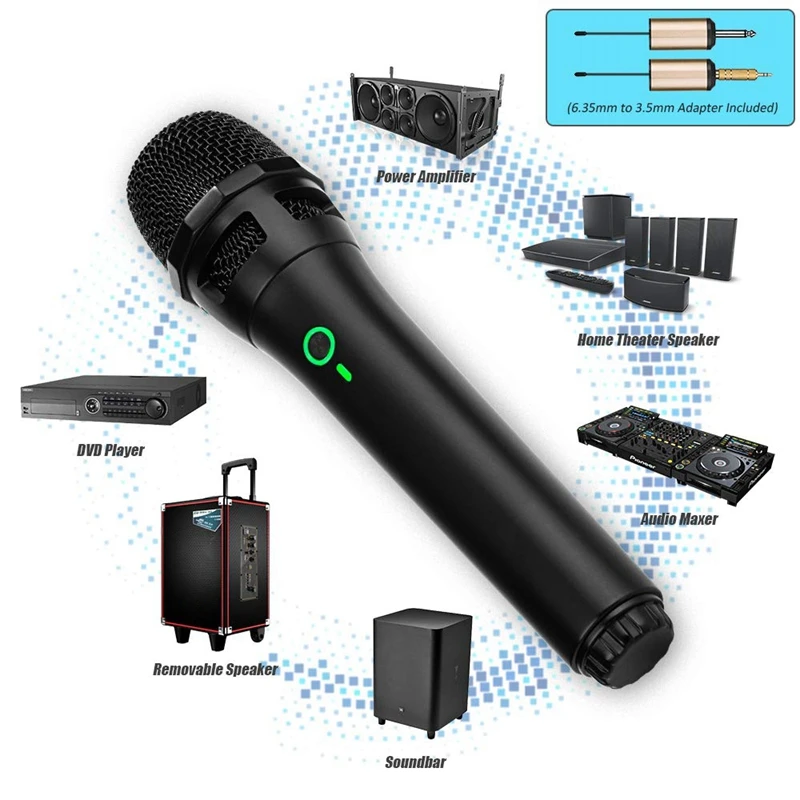 Беспроводной Динамический микрофон UHF Беспроводная микрофонная система с