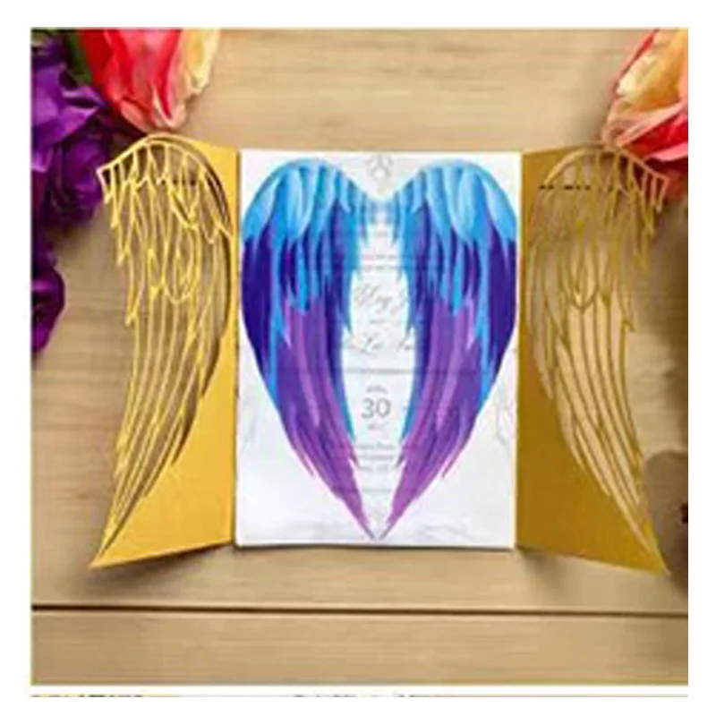 

Металлические режущие штампы для скрапбукинга DIY бумажные карты фотоальбом Декоративные крылышки