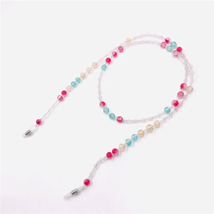 

Multicolor Beads Sunglasses Chain Lanyard Anti-lost Glasses With String Beaded Chain Reading Glasses Holder Eyewear Retainer