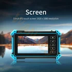 Комплект для тестирования HD 5100 Plus, Многофункциональный сетевой кабель тестер наблюдения, Hikvision Dahua dv12в, выход POE 8 Мп, TVI