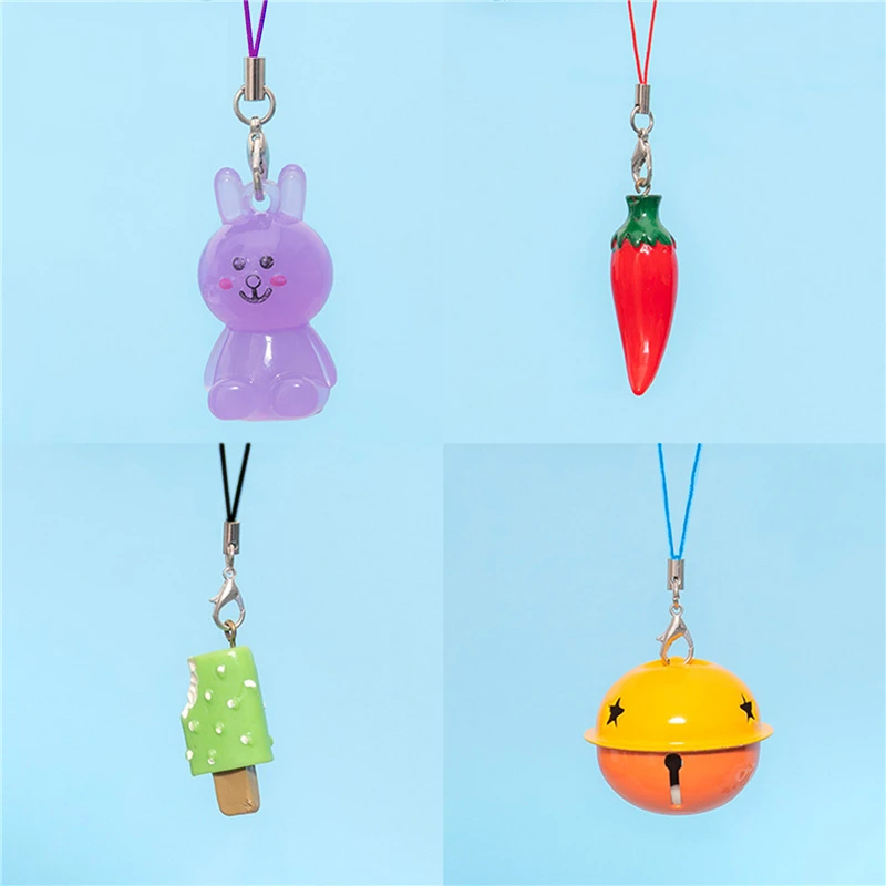 100 шт. Цвет полиэстер с двумя кольцами ювелирный шнур Мобильный телефон ремесло