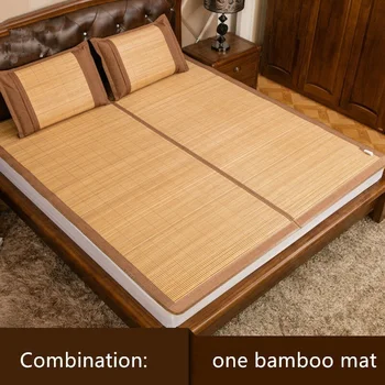 Home Summer Fashion Hot-selling Summer Mat Sleeping Rattan Folding Bamboo Mattress Is on Sale Queen