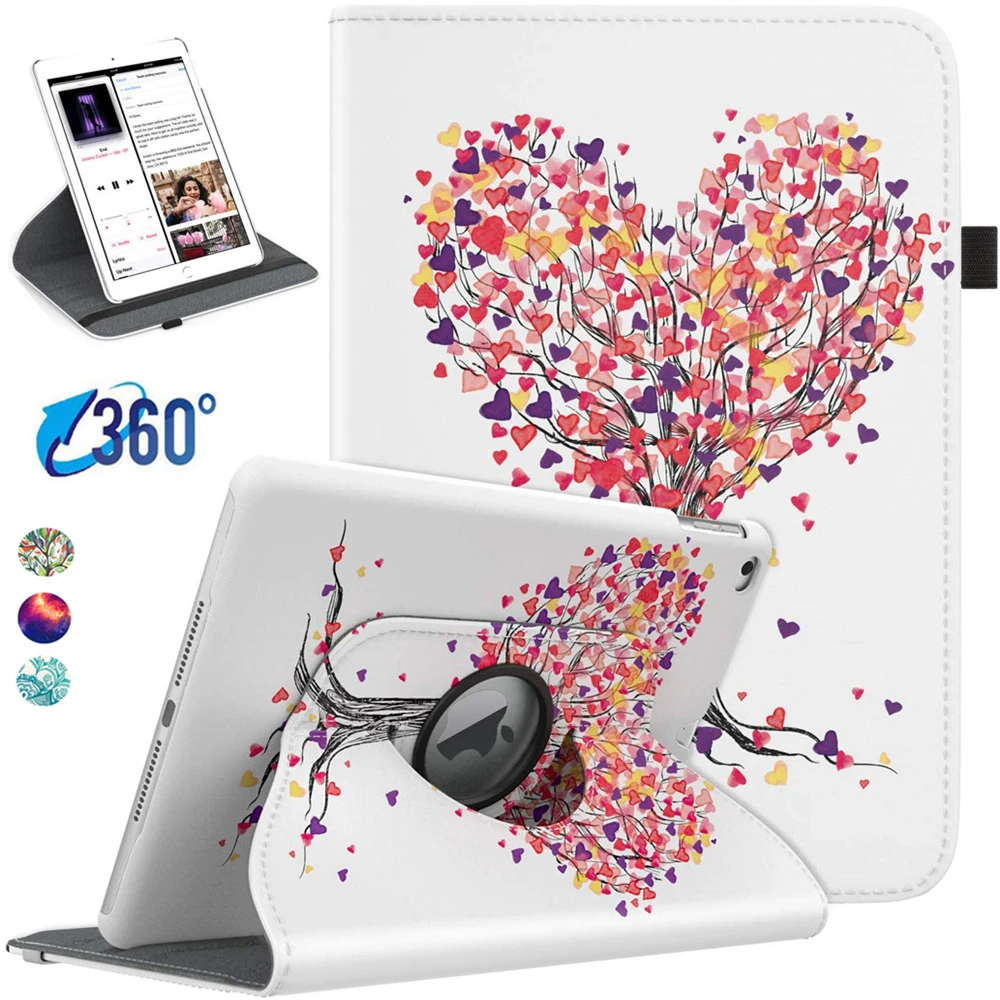 Coolaxy чехол для iPad 10 2 вращающийся на 360 градусов подставка 2019 7 го поколения|Чехлы
