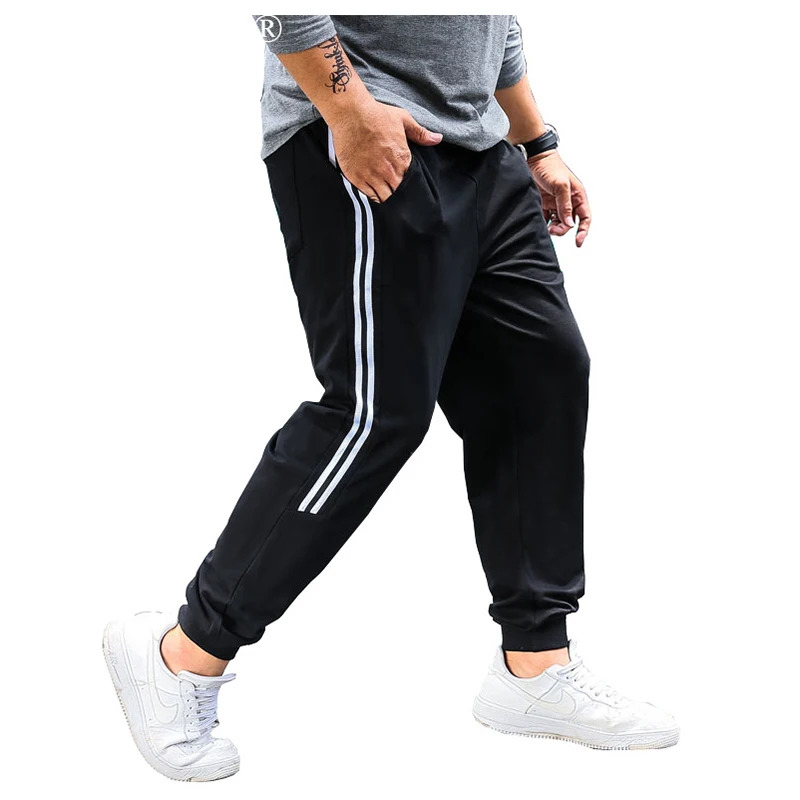

Men's Large Size Basketball Sweatpants Sports Running Pants Big Men Fitness Training Jogging Trousers Gyms Slash Elastic Pants