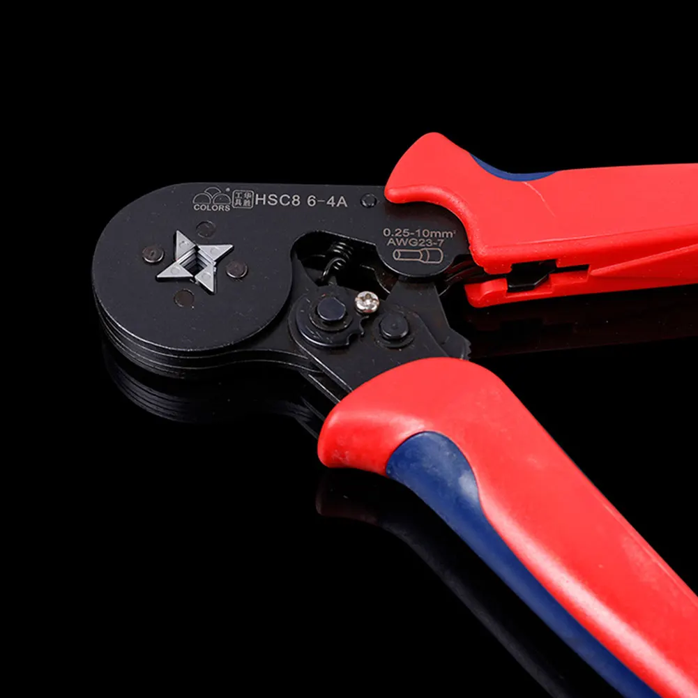 

Crimping Pliers Set High Carbon Steel Insulated Electrical Connector With 1200 Terminal 0.25-10mm2 Hand Tool Self Adjustable