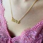 Индивидуальное ожерелье с китайским именем для женщин, индивидуальное женское ожерелье из нержавеющей стали, Индивидуальные ювелирные изделия для лучшего друга