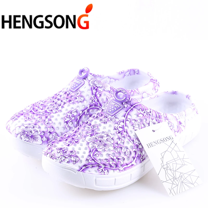 

Summer Women Beach Sandals Floral Print Breathable Mesh Water Shoes Women's Outdoor Sandals Plus Size