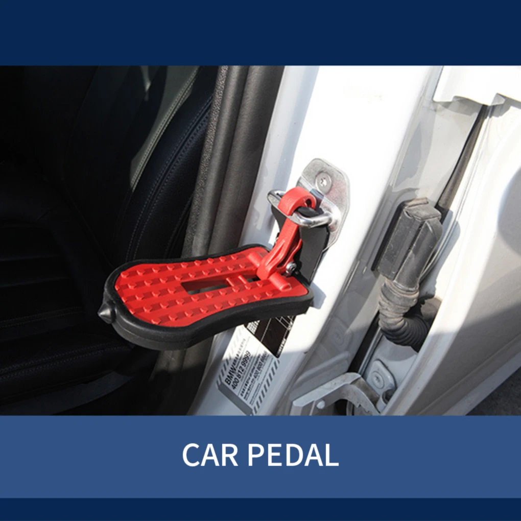 Universal Car Door Step Pedal Auto Rooftop Luggage Ladder Hooked Foot Pegs Doorstep Safety Hammer | Автомобили и мотоциклы