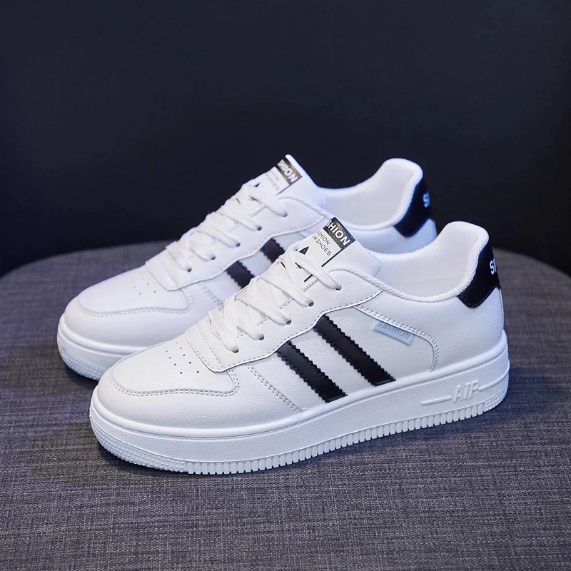 2021 White Sneakers Women Vulcanized Shoes Fashion Student Platform Walking Women's Chunky Breathable Low Top Skateboard | Обувь