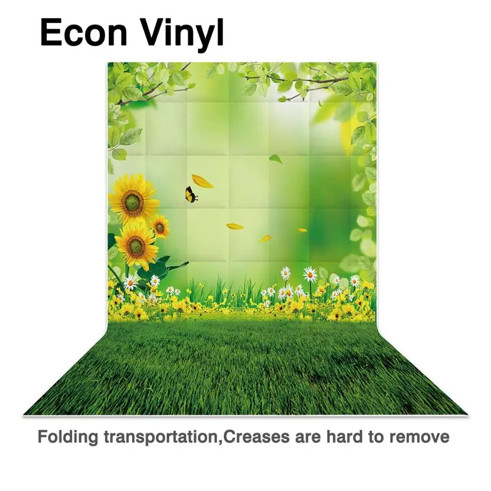 Allenjoy весенние фоны для фотосъемки подсолнухи зеленые луга листья Сказочный