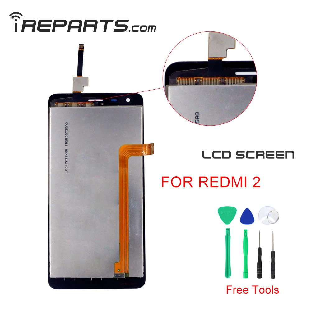 IREPARTS экран для Xiaomi Redmi 2 ЖК-дисплей 3 3s 3x дигитайзер замена Pantalla + Бесплатные