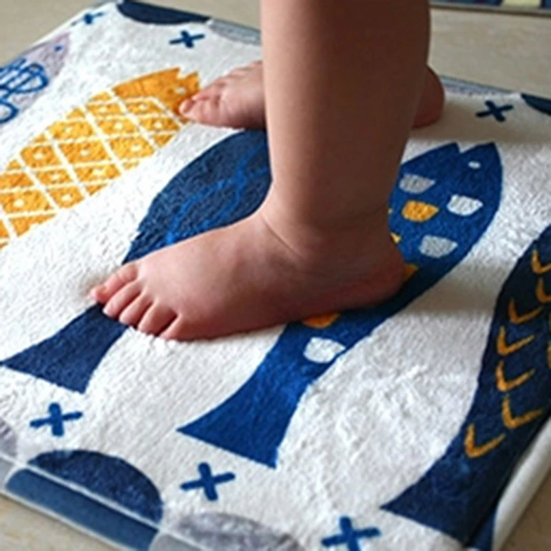 Borlans моющиеся напольный кухонный Коврик Non-slip бегун коврик для ванной Морден