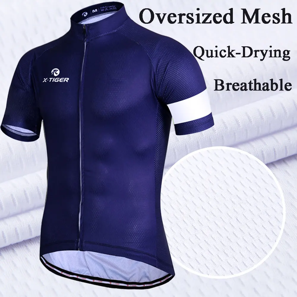 Комплект одежды X-Tiger мужской из Джерси рубашка с коротким рукавом и шорты дышащая