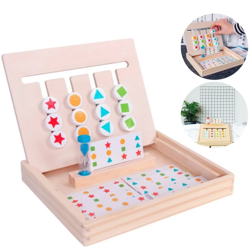 Jigsaw Puzzle Wood Skill Games Toys Baby&Kids Hobbies Puzzle Early Educational Toys Puzzle Montessori Game Home Decoration