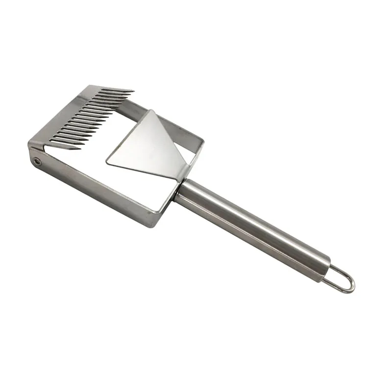 Вилка из нержавеющей стали с иглой для меда скребок нарезания сотовой расчески