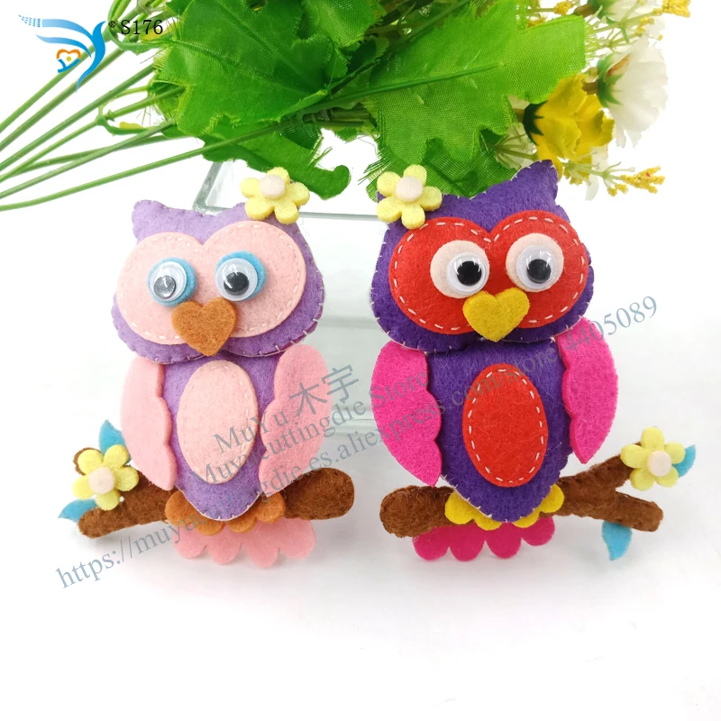 Совы украшения вырезанные небесно-Стальные режущие матрицы совместимы с